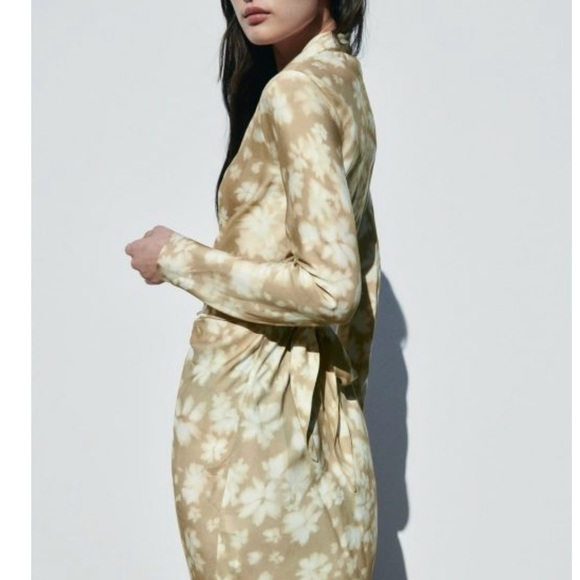 Zara BLOGGERS FAVORITE wrap dress - Picture 8 of 13